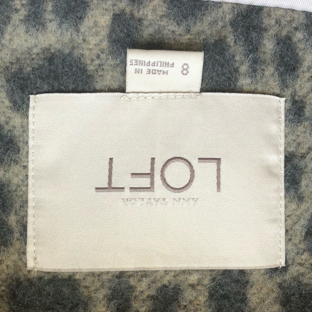 LOFT Animal Print Blazer - Picture 6 of 7